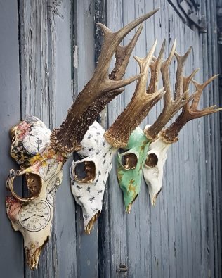 Antler wall art home decor